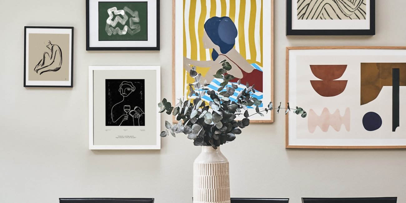 scandinavian open plan kitchen