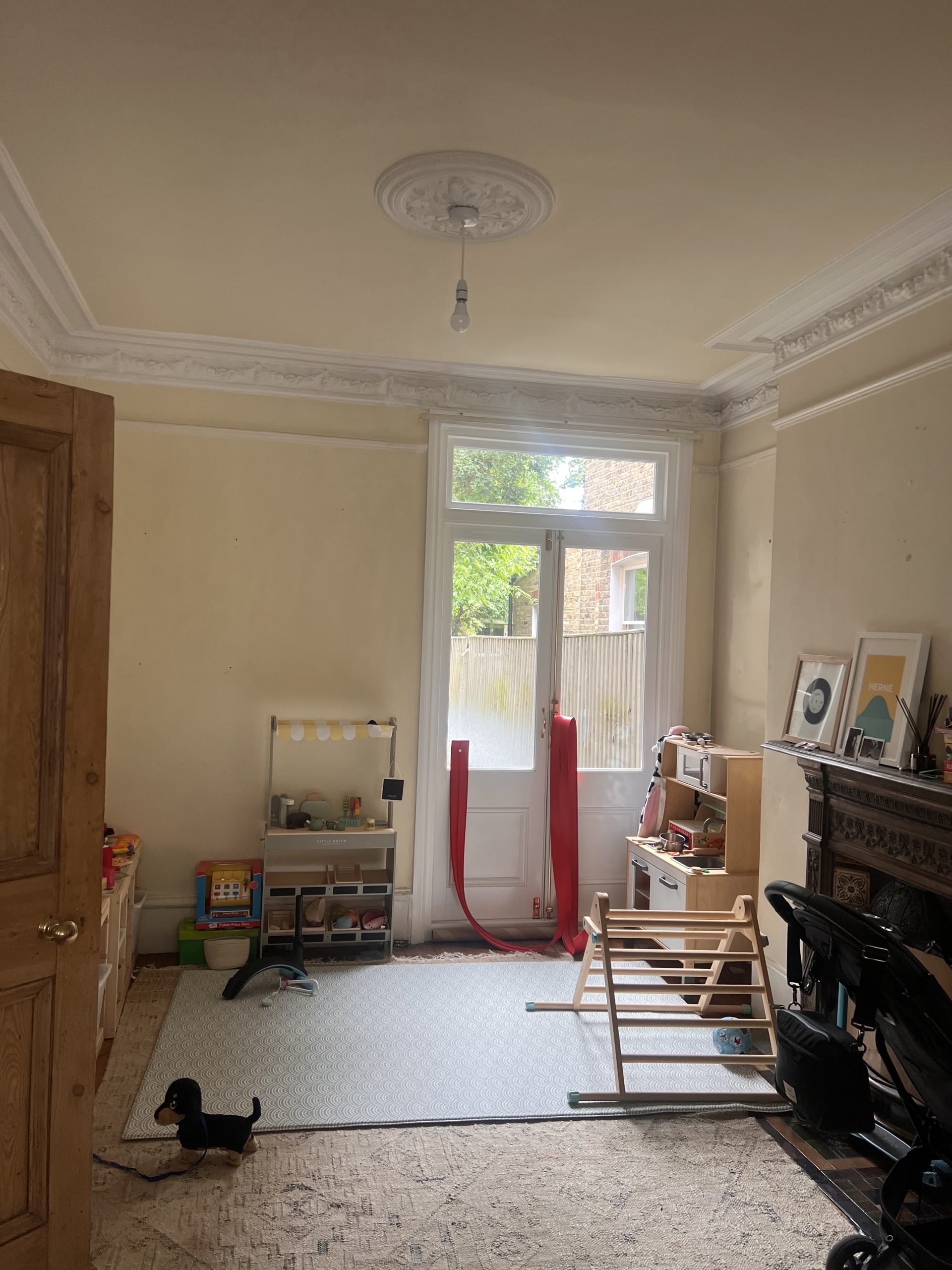 Before: the original kitchen before the extension