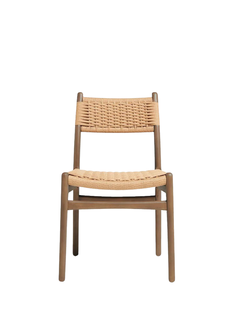 Otto Rattan Dining Chairs, Set of 2